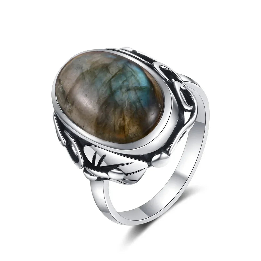 Desert Bloom Turquoise Ring – A Statement of Earthy Elegance