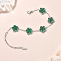 Lucky Clover Double-Sided Flower Bracelet – Elegance with a Touch of Fortune